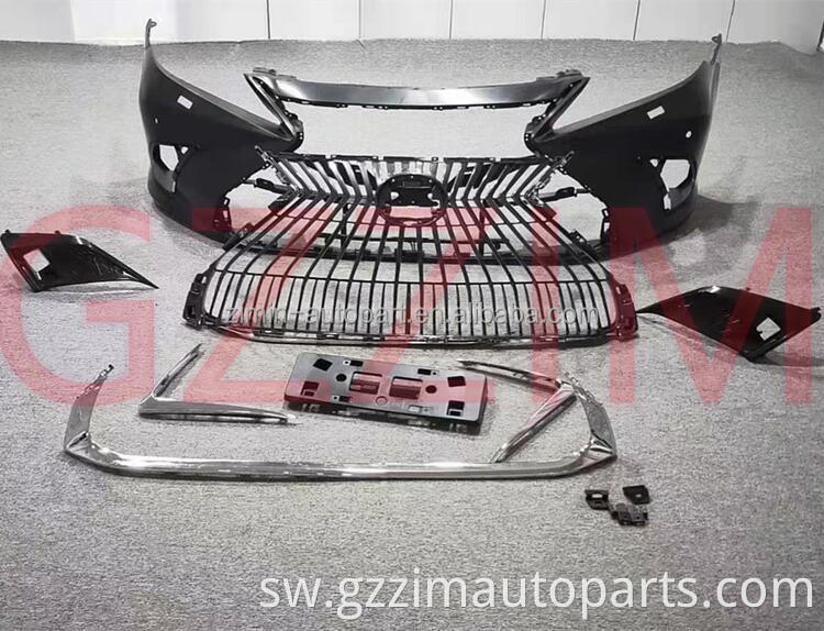 Car Body Kit Front Bumper Grill Fog lamp For LX ES 2006-2012 Upgrade TO 2020 ES Sport